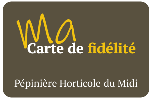 Carte fidélité Pépinière Horticole du Midi